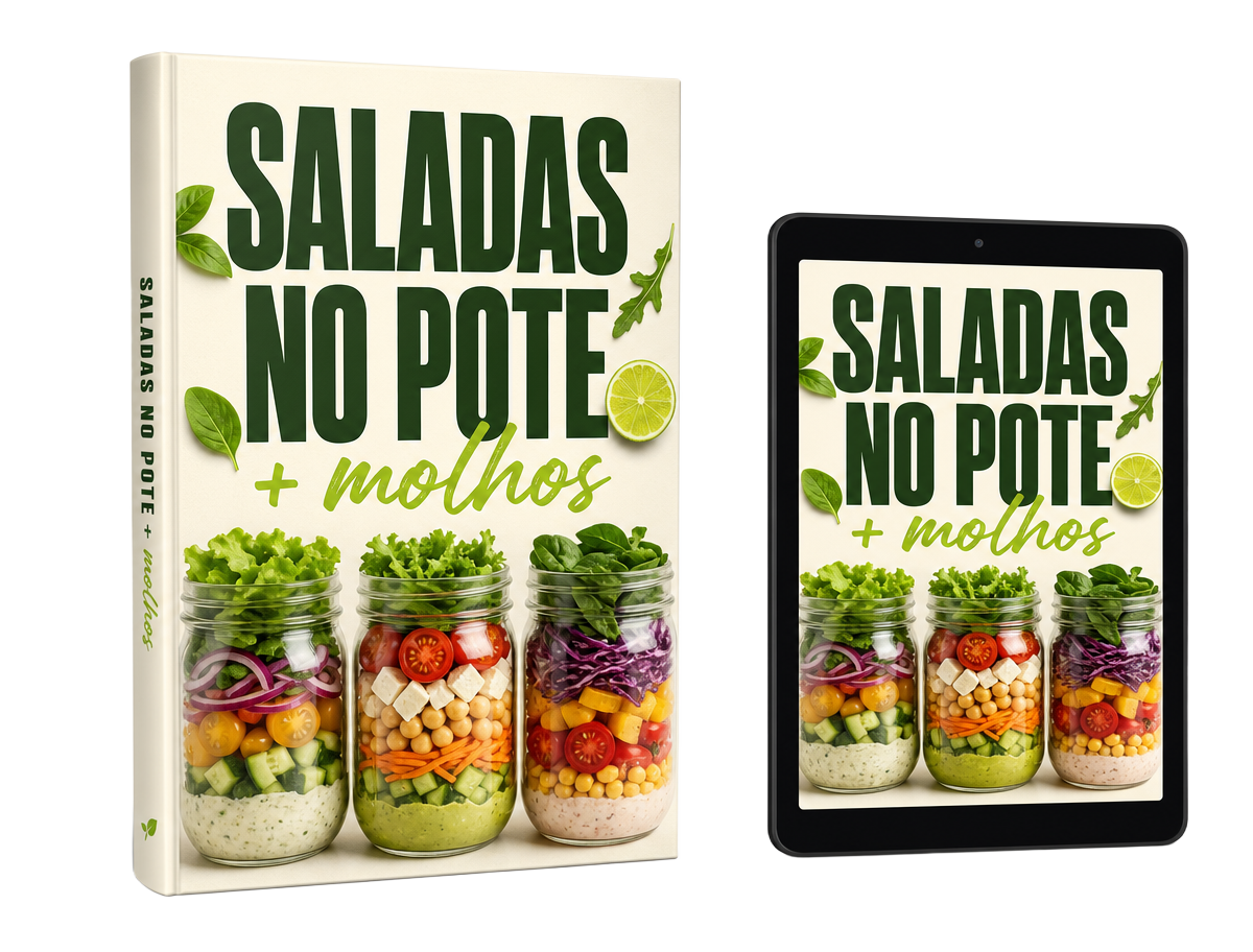 Saladas no Pote + Molhos: e-book e versão para tablet